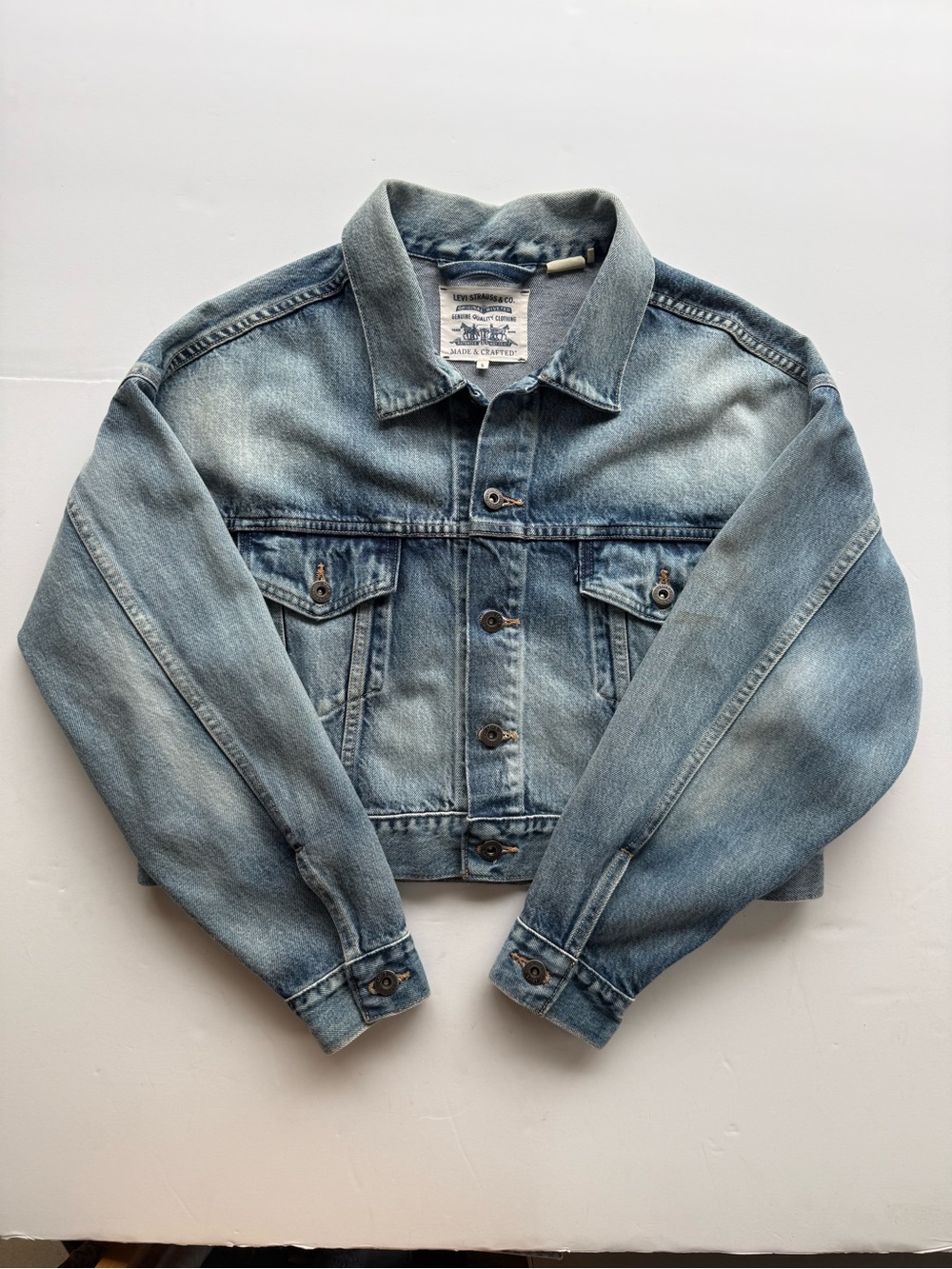 Levi’s Made & Crafted denim trucker jacket size small